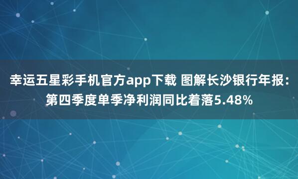 幸运五星彩手机官方app下载 图解长沙银行年报：第四季度单季净利润同比着落5.48%